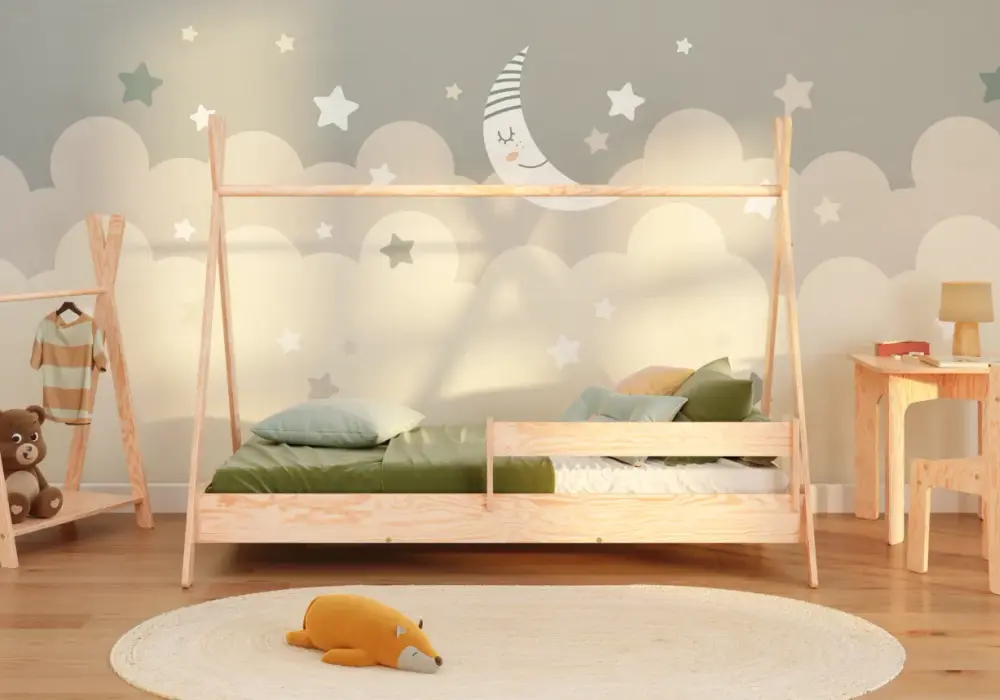 Lit cabane haut : une oasis dans la chambre