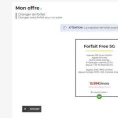 Comment faire pour changer de forfait chez Free Mobile facilement et rapidement